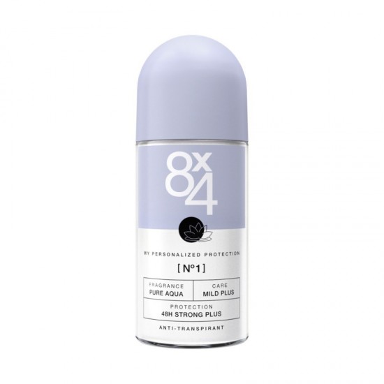 8X4 ROLL-ON NO.1 PURE AQUA 50ML KDN
