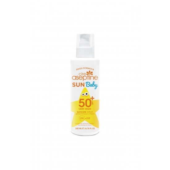 CİRE ASEPTINE 200 ML GÜNEŞ KORY.LOSYON BABY 50+SPF