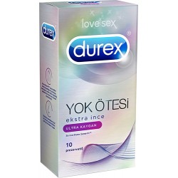 DUREX YOK ÖTESİ ULTRA KAYGAN 10 LU