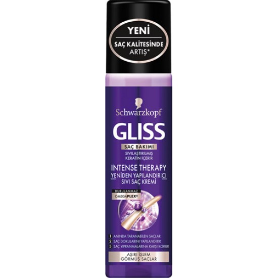 GLISS SIVI SAC KREMİ 200 ML INTENSE THERAPY GLISS SIVI SAC KREMİ 200 ML INTENSE THERAPY