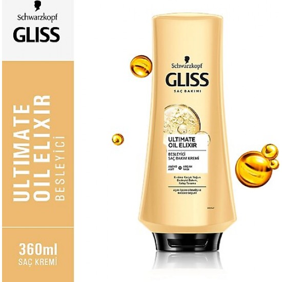 GLISS SAC KREMI 360 ML OIL ELIXIR GLISS SAC KREMI 360 ML OIL ELIXIR