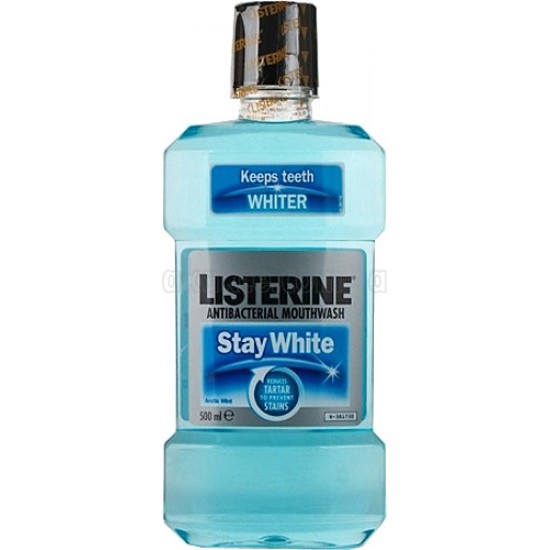 LİSTERİNE GARGARA 500 ML STAY WHİTE LİSTERİNE GARGARA 500 ML STAY WHİTE