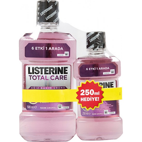 LİSTERİNE GARGARA TOTAL CARE 500+250 ML LİSTERİNE GARGARA TOTAL CARE 500+250 ML