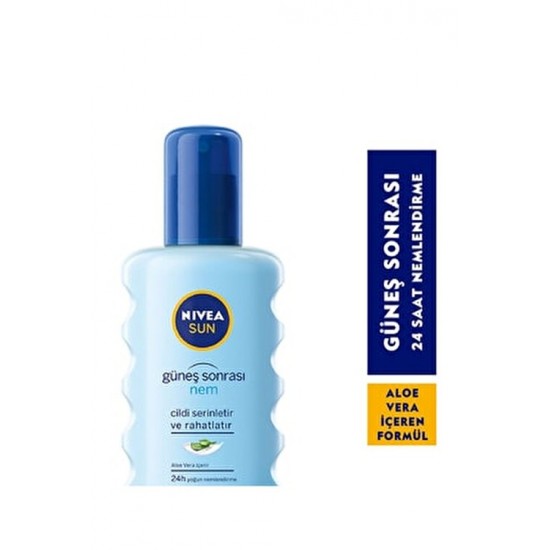 NSUN GÜNEŞ SONRASI NEM CİLDİ RAHATLATAN NEMLENDİRİCİ SPREY 200ML