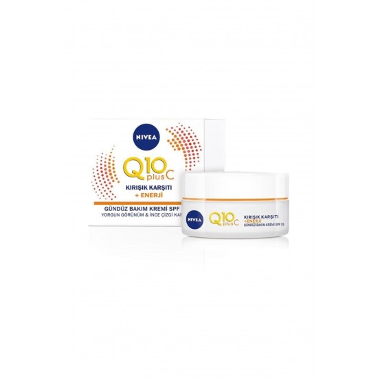 NFC Q10 PLUS C ENERJİ KIRIŞIK KARŞITI GÜNDÜZ KREMİ 50 ML NFC Q10 PLUS C ENERJİ KIRIŞIK KARŞITI GÜNDÜZ KREMİ 50 ML