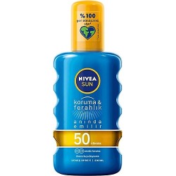 NSUN KORUMA&FERAHLIK SERİNLETEN TRANSPARAN GÜNEŞ SPREYİ GKF 50 200ML