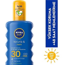 NSUN KORUMA&NEM NEMLENDİRİCİ GÜNEŞ SPREYİ GKF 30 200ML