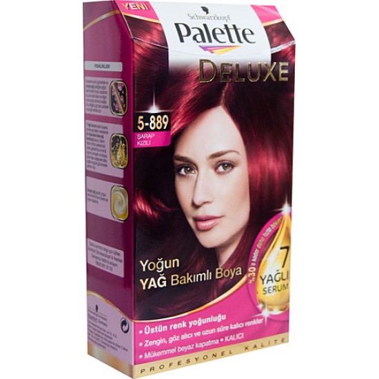 PALETTE DELUXE ŞARAP KIZILI 5-889 PALETTE DELUXE ŞARAP KIZILI 5-889