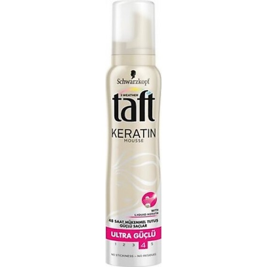 TAFT SAÇ KÖPÜĞÜ KERATİN 150 ML TAFT SAÇ KÖPÜĞÜ KERATİN 150 ML