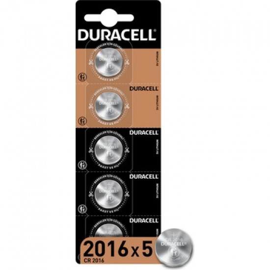 DURACELL DÜĞME PİL 2016 3VOLT 5li