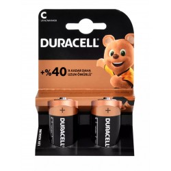 DURACELL ORTA BOY PİL 2li