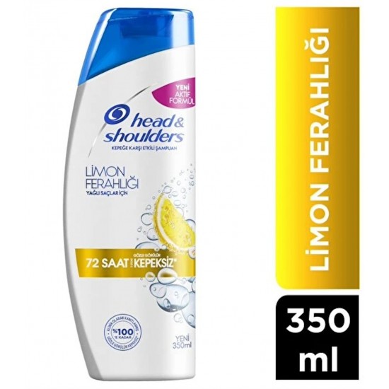 H&S ŞAMPUAN 350 ML LİMON FERAHLIĞI *6