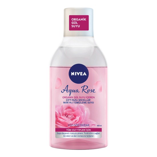 NFC GÜL SUYU İÇEREN ÇİFT FAZLI MAKYAJ TEMİZLEME SUYU 400 ML NFC GÜL SUYU İÇEREN ÇİFT FAZLI MAKYAJ TEMİZLEME SUYU 400 ML