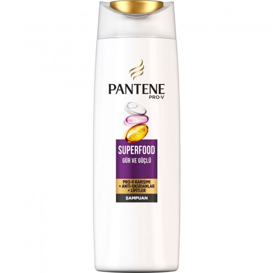 PANTENE ŞAMPUAN 400 ML SUPER FOOD GÜR VE GÜÇLÜ*6
