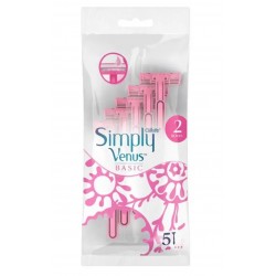 VENÜS SİMPLY 2 BIÇAK BASIC 5Lİ POŞET *24